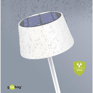 Produktbild für Tischlampe Goobay 73929, weiß, LED, warmweiß