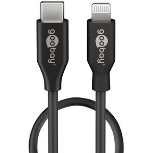 Ladekabel Goobay 39445, schwarz, 1m