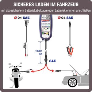 Produktbild für Autobatterie-Ladegerät Optimate 2 Duo TM550, mit Wandhalterung