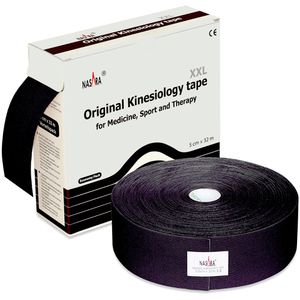 Produktbild für Kinesio-Tape Nasara Original XXL, schwarz