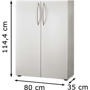 Produktbild für Aktenschrank Hammerbacher B-Serie, aus Holz