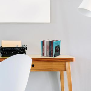 Produktbild für Buchstütze Relaxdays 10024811, schwarz