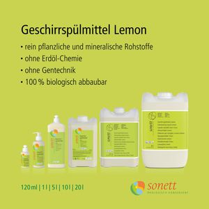 Produktbild für Spülmittel Sonett DE3076, Lemon, Konzentrat