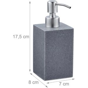 Produktbild für Seifenspender Relaxdays eckig, 10031062111