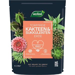 Blumenerde Westland Kakteen & Sukkulenten Erde, torffrei, mit Dnger, 4  Liter  Bttcher AG