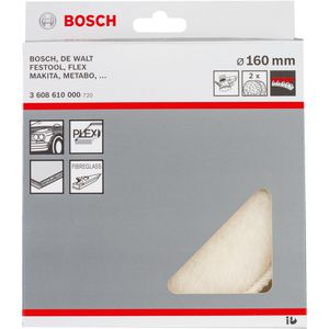 Produktbild für Polierhaube Bosch 3608610000, Lammwolle, Klett