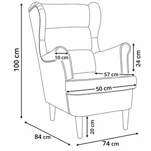 Produktbild für Loungesessel vidaXL 324065, schwarz