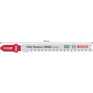 Produktbild für Stichsägeblätter Bosch PRO Plastics PMMA clean T102BF