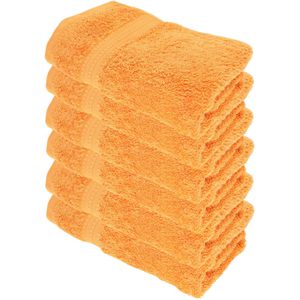Handtuch Julie-Julsen Bio, orange, 50 x 100 cm