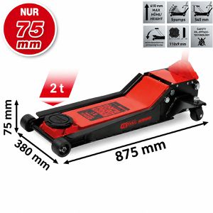 Produktbild für Rangierwagenheber KS-Tools Performance 160.1025, aus Stahl