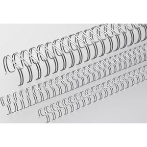 Produktbild für Drahtbinderücken Renz Ring Wire, silber, für A4