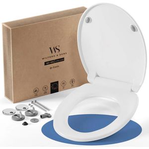 Produktbild für WC-Sitz Wilford&amp;Sons PREMIUM, oval, aus Duroplast