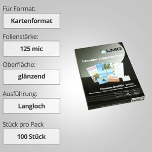 Produktbild für Laminierfolien LMG 70 x 110 mm