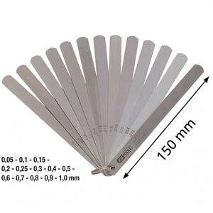 Produktbild für Fühlerlehre KS-Tools 300.0615, aus Federstahl, gerade