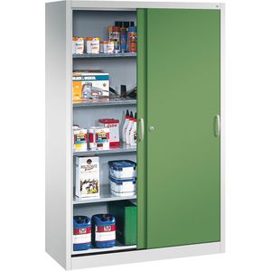 Produktbild für Werkzeugschrank CP-Möbel 2059-00, aus Metall, grau / grün
