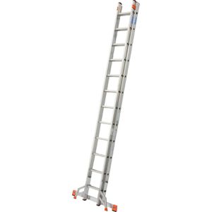 Produktbild für Schiebeleiter Krause Monto Fabilo, 129307, 2 x 12 Sprossen