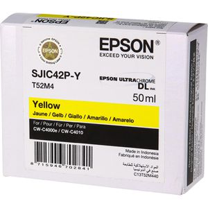 Produktbild für Tinte Epson SJIC42P-Y, T52M440 gelb