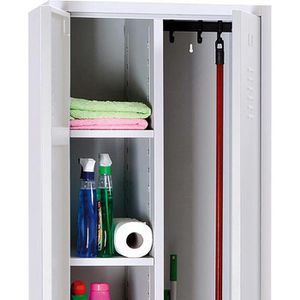 Produktbild für Mehrzweckschrank G-Office CLC/HD.1860, abschließbar, lichtgrau