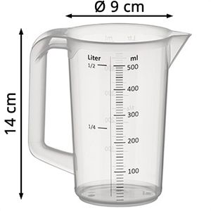 Produktbild für Messbecher APS Pro 30046, aus Kunststoff