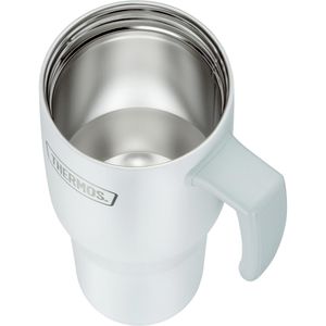 Produktbild für Thermobecher Thermos Refreshing series white mat, weiß