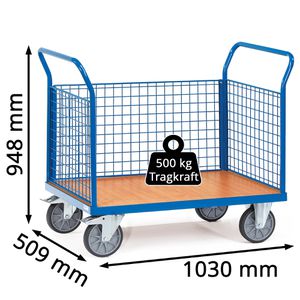 Produktbild für Transportwagen Fetra Dreiwandwagen, 1530
