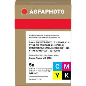 Produktbild für Tinte AgfaPhoto für Canon PGI-570PGBK XL