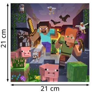 Produktbild für Puzzle Ravensburger 05621, Minecraft Biomes