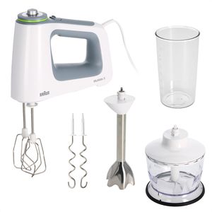 Handmixer Braun MultiMix 5 HM5137WH, weiß, 9 Geschwindigkeiten