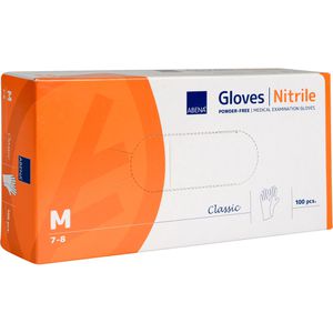 Produktbild für Einmalhandschuhe Abena Classic, weiß, 100 Stück