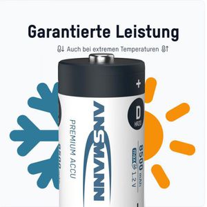 Produktbild für Akku Ansmann Premium, 1,2 V, 10000 mAh