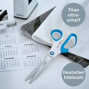 Produktbild für Büroschere Leitz WOW Titan, 5319-21-36, mit Softgrip