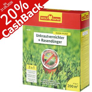 Dünger Wolf-Garten SQ 200 2-in-1 Rasendünger