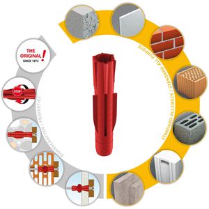 Produktbild für Dübel Tox 010260001, Big Pack Allzweckdübel Tri 6/36