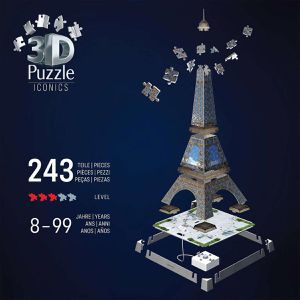 Produktbild für Puzzle Ravensburger 12008024, Iconics - Eiffelturm