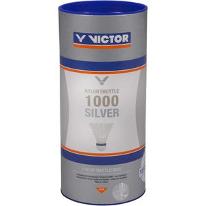 Produktbild für Badminton-Bälle VICTOR Nylon Shuttle 1000 Silver