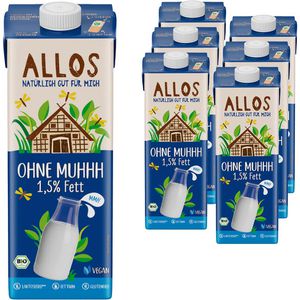 Sojadrink Allos ohne Muhhh 1,5% Fett, BIO
