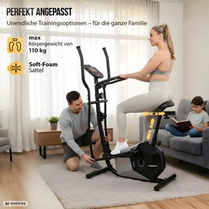 Produktbild für Crosstrainer Christopeit CT 6 Hybrid, 7 kg Schwungmasse