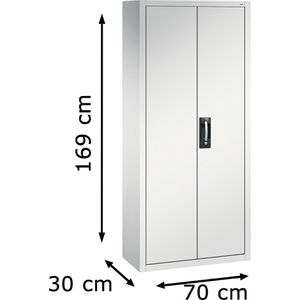 Produktbild für Magazinschrank CP-Möbel Serie 13, grau
