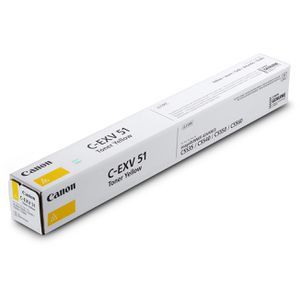 Produktbild für Toner Canon C-EXV51, 0484C002 gelb
