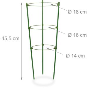 Produktbild für Rankgitter Relaxdays 10039805, grün