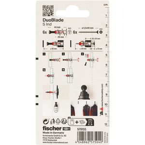 Produktbild für Schrauben-Dübel-Set Fischer 579155, DuoBlade S