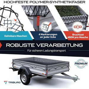 Produktbild für Anhängernetz TRIBURG grobmaschig