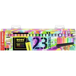 Produktbild für Textmarker Stabilo Boss Original Arty, 23 Stück