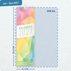 Produktbild für Streifenkalender Häfft 11405-7, Rainbow kompakt