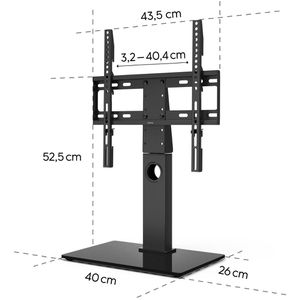 Produktbild für TV-Ständer Hama 220866 Fullmotion, schwarz