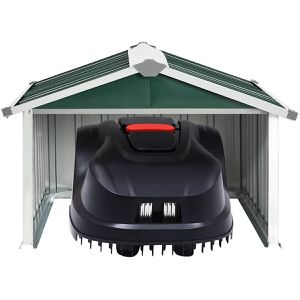 Produktbild für Mähroboter-Garage vidaXL 150907, grün, aus Metall
