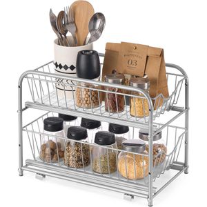 Küchenregal Songmics KCS017E01, silber