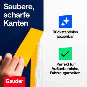 Produktbild für Kreppband Gauder Goldband