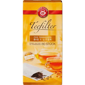 Produktbild für Teefilter Teekanne 80 Stück