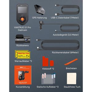 Produktbild für Dashcam Vantrue Sonnet 1 Pro, Auto